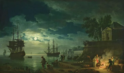 Natt: En hamn i månskenet, 1748